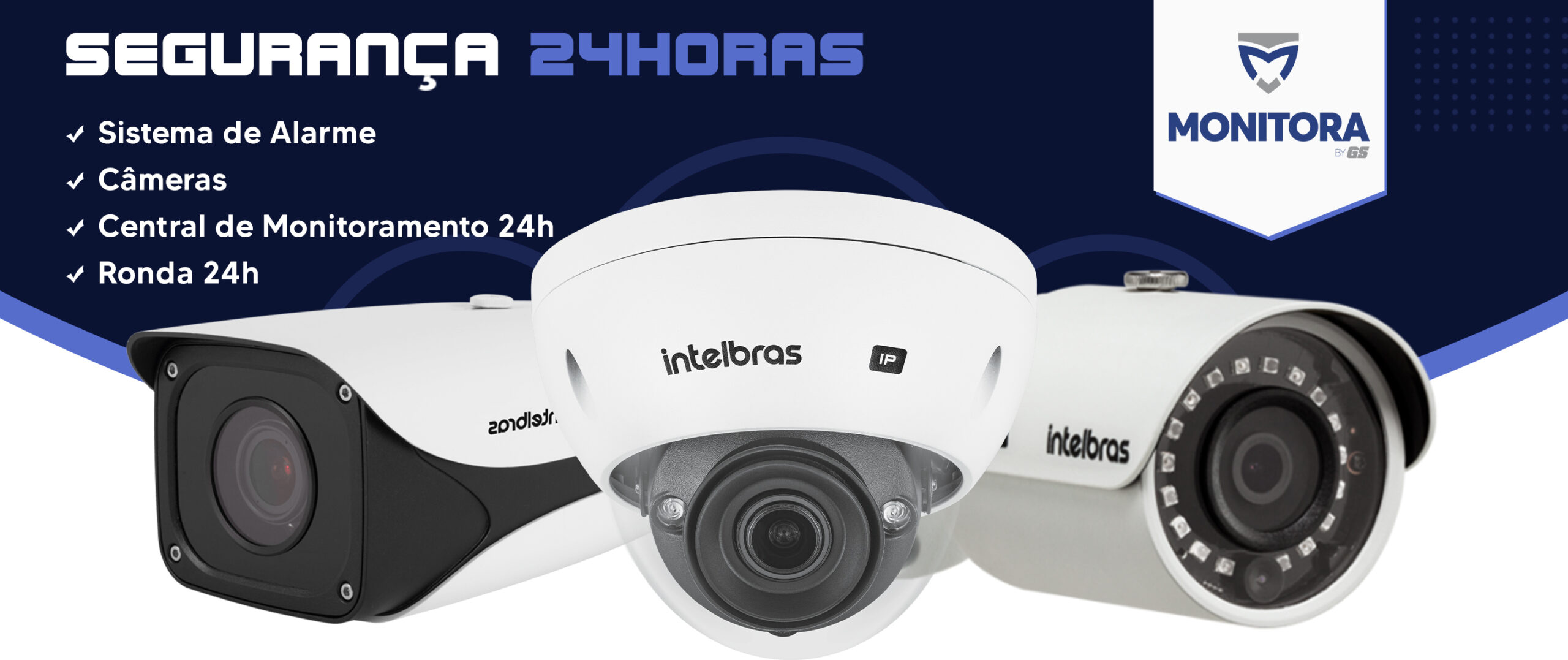 Banner Monitoramento 24 horas - cameras de segunrança